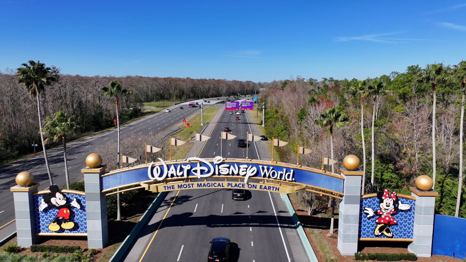 Walt Disney World Portal At Orlando In Florida United States.